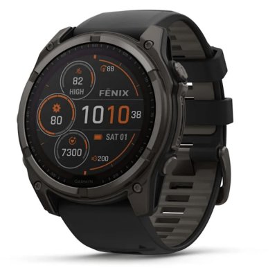 GARMIN  Fenix 8 Solar Sapphire Titane 51mm Cardio-Gps