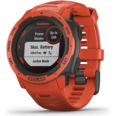 GARMIN  Instinct Solar Rouge