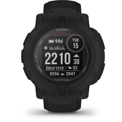 GARMIN  - Instinct2 Solar Tactical Edition - Montre multifonction noir