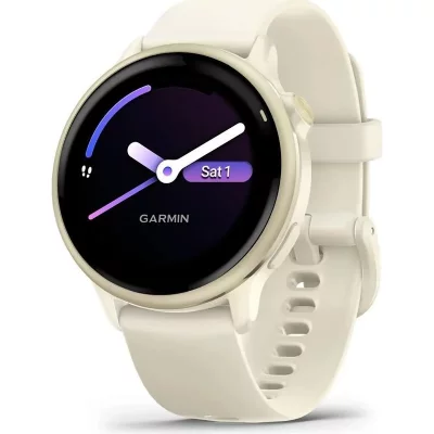 GARMIN  - Vivoactive 6 - Montre GPS Lunar Gold - Taille unique