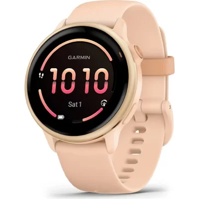 GARMIN  - Vivoactive 6 - Montre GPS Metallic Pink Dawn - Taille unique
