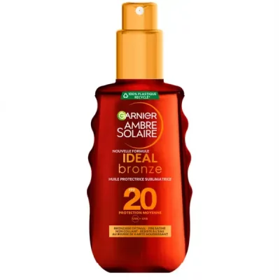 GARNIER  Ambre Solaire Ideal Bronze  protectrice sublimatrice 150ml 150ml