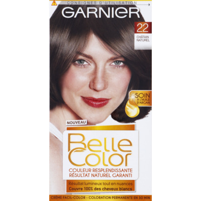 GARNIER  Coloration N&deg;22 Ch&acirc;tain Naturel - Lot de 2