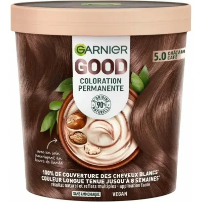 GARNIER  Good Coloration N&deg;5.0 Ch&acirc;tain Clair Caf&eacute;