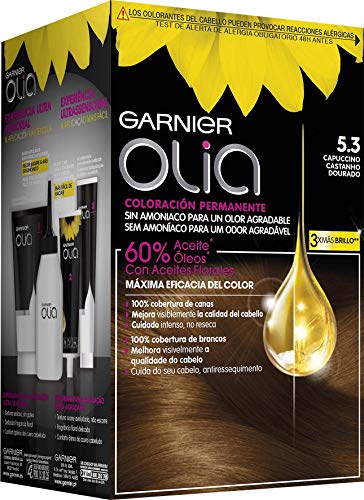GARNIER  - Olia 5.3 Ch&acirc;tain Clair Dor&eacute; Coloration capillaire 1 unit&eacute;