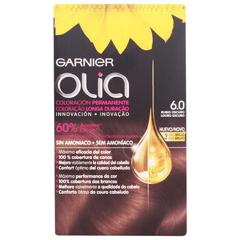 GARNIER  - Olia 6.0 Ch&acirc;tain Tr&egrave;s Clair Coloration capillaire 1 unit&eacute;