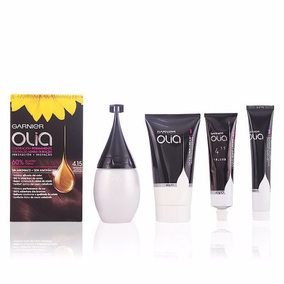 GARNIER  Olia Coloration permanente N&deg;4.15 Chocolat 4 pi&egrave;ces
