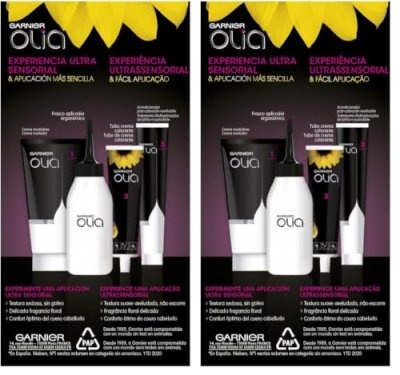 GARNIER  Olia Permanent Colouring N&deg;1.0 Ebony Black 4 pi&egrave;ces