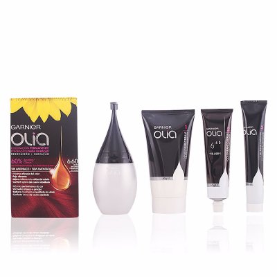 GARNIER  Teinture Permanente pour Cheveux Olia 6.60 Rouge Intense