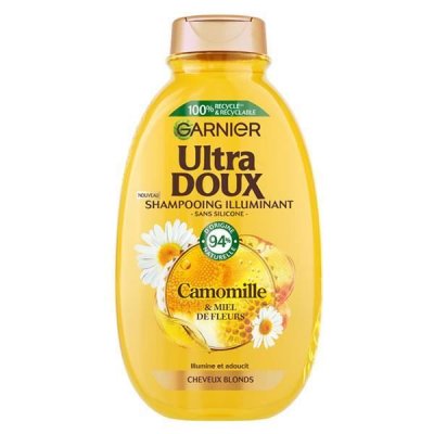 GARNIER  - Ultra Doux Camomille Shampoing &Agrave; La Et Miel De Fleurs 300 Ml
