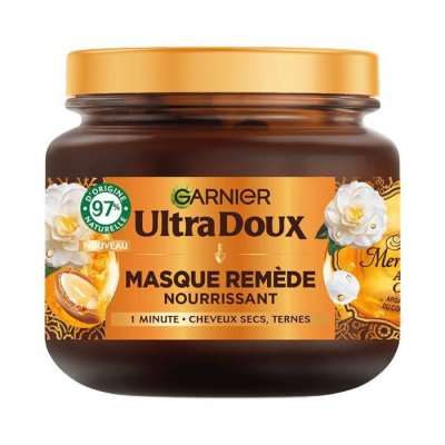 GARNIER  ultra doux masque rem}de nourrissant camelia argan 340ml