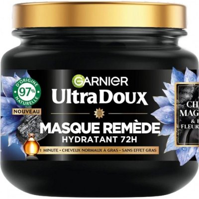 GARNIER  Ultra Doux Masque Rem&egrave;de Equilibrant Charbon Magn&eacute;tique 340ml
