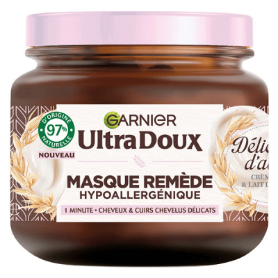 GARNIER  Ultra Doux Masque Rem&egrave;de Hydratant D&eacute;licatesse 340ml
