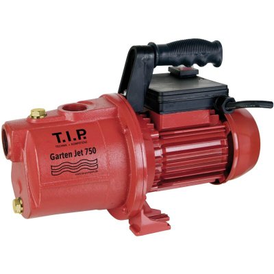 T.I.P. Garten Jet 750 Pompe de surface - Rouge / noir / acier inox - 