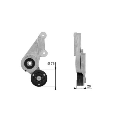 GATES  Galet tendeur (courroie d'accessoire) T38304