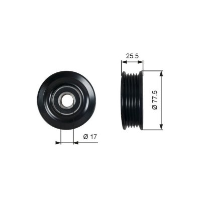 GATES  Galet tendeur (courroie d'accessoire) T38478 FORD MONDEO