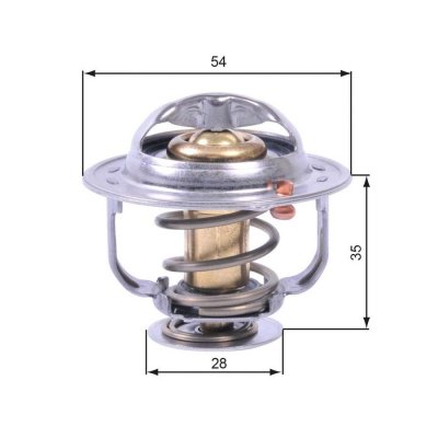 GATES  th43880g1&nbsp;Thermostat, liquide de refroidissement
