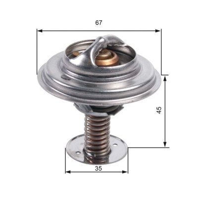 GATES  Th45682g1&nbsp;Thermostat du liquide de refroidissement
