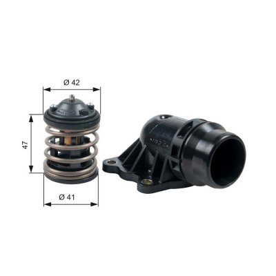 GATES  Thermostat d'eau BMW TH47487K2 11517823193 Calorstat,Thermostat