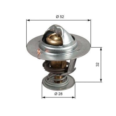GATES  Thermostat d'eau TH50292G1 FORD FOCUS