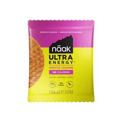 NAAK Gaufres &eacute;nerg&eacute;tique  Gaufres Ultra Energy (Fruits rouges) unit&eacute;