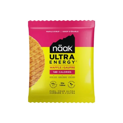 NAAK Gaufres &eacute;nerg&eacute;tique  Gaufres Ultra Energy (Sirop d'&eacute;rable) unit&eacute;