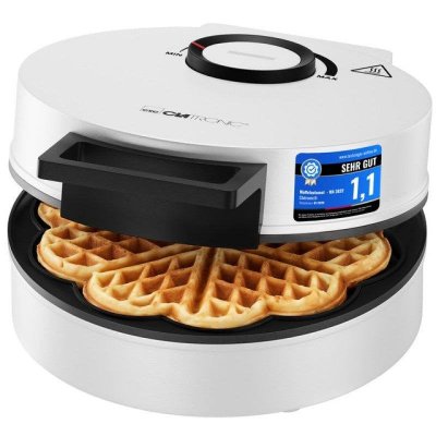 CLATRONIC Gaufrier Blanc 1200w  Wa3832-blanc