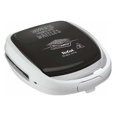 TEFAL gaufrier &eacute;lectrique 2 en 1 de 700W blanc noir 