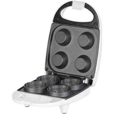 ROSENSTEIN & SOHNE Gaufrier Pour 4 Mini-Coupelles &Agrave; Glace En Gaufrette - 520 W