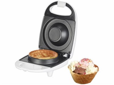 ROSENSTEIN & SOHNE Gaufrier pour coupelle &agrave; glace en gaufrette - 520&nbsp;W