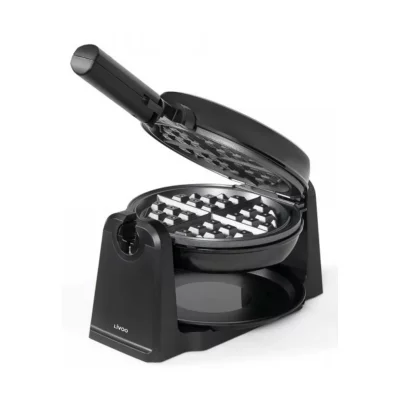 LIVOO Gaufrier rotatif 1000w noir -  - DOP252