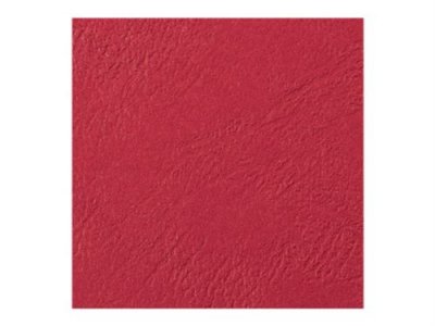 GBC  - Plats de couverture - Boites de 100 - Rouge - Toucher cuir