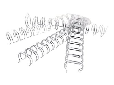 GBC  RG810670 Lot de 100 Peignes m&eacute;talliques WireBind Blanc 9,5 mm