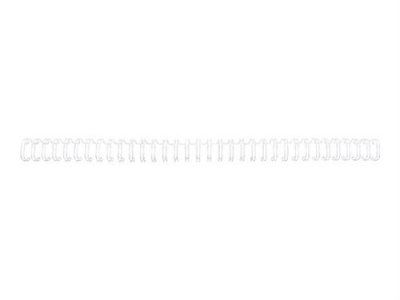 GBC  RG810870 Lot de 100 Peignes m&eacute;talliques WireBind Blanc 12,5 mm