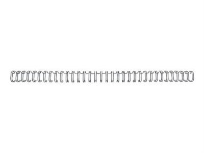 GBC  RG810910 Lot de 100 Peignes m&eacute;talliques WireBind Noir 14 mm