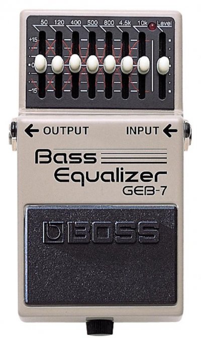 BOSS GEB-7 - Egaliseur graphique 7 bandes pour basse