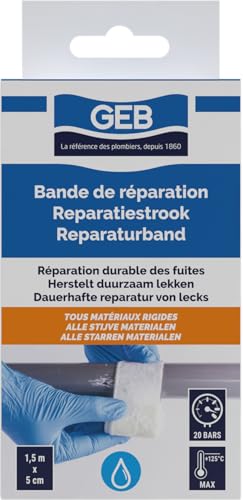 GEB  - Bande de r&eacute;paration tous mat&eacute;riaux rigides