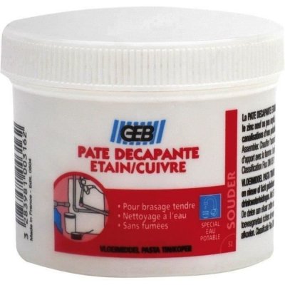 GEB  P&acirc;te d&eacute;capante &eacute;tain cuivre 75 ML pour brasage Tendre