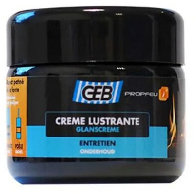 GEB  - Propfeu cr&egrave;me lustrante fonte de fer de chemin&eacute;e