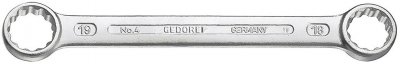 GEDORE  - 4 6X7 6052710 Cl&eacute; polygonale double 6 - 7 mm din 837