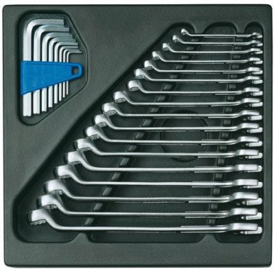 GEDORE  6612280 1500 ES-1 B Jeu de cl&eacute;s mixtes 25 pi&egrave;ces
