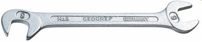 GEDORE  - Cl&eacute; &agrave; fourche 8 10 mm longueur 104 mm chrom&eacute;