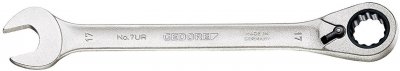GEDORE  Cl&eacute; mixte &agrave; cliquet r&eacute;versible UD 17 mm - 7 UR 17