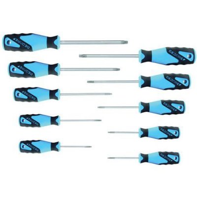 GEDORE  Jeu de tournevis 3C 10 pi&egrave;ces TORX T7-T40 - 2163 TX-010