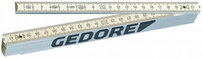 GEDORE  M&egrave;tre pliant en bois 2&nbsp;m, 1&nbsp;Pi&egrave;ces, 4533&ndash;2