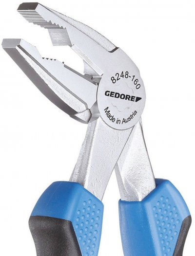 GEDORE  Pince universelle coud&eacute;e 160 mm - 8248-160 JC