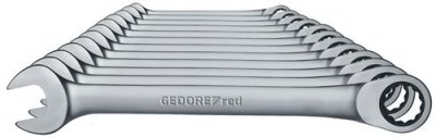 GEDORE  RED 3300850 R07105012 Jeu de cl&eacute;s mixtes 12 pi&egrave;ces