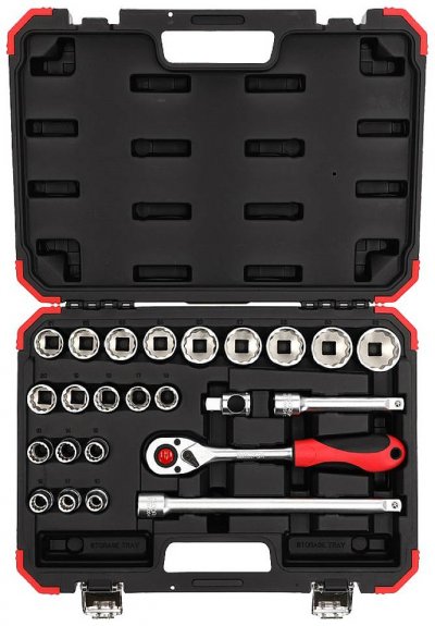 GEDORE  red Composition de douilles 1/2"", 24 pi&egrave;ces - 3300056