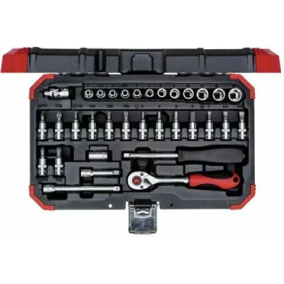 GEDORE  RED R49003033 Jeu de cl&eacute;s &agrave; douille 33 pi&egrave;ces 3300051