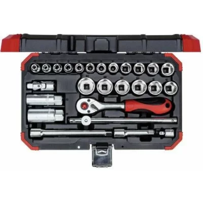 GEDORE  RED R59003026 Jeu de cl&eacute;s &agrave; douille 26 pi&egrave;ces 3300053